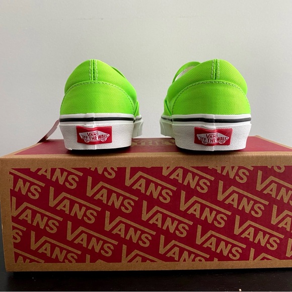 VANS Slip-On Neon green Women’s 'size 5.5 - Picture 4 of 5